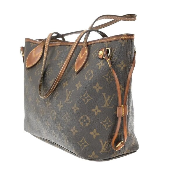 LOUIS VUITTON Neverfull PM Shoulder Tote Bag Monogram Leather BN M40155 18KB189 - Picture 4 of 16